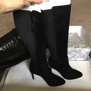 NEW White House Black Market Tall Black Boots